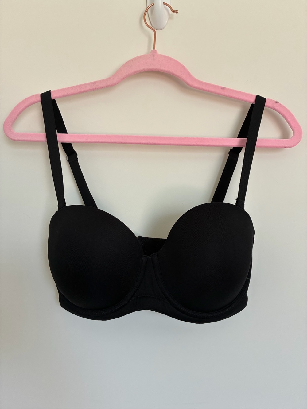 Wacoal Black Molded Underwire Convertible Strapless bra 30DDD